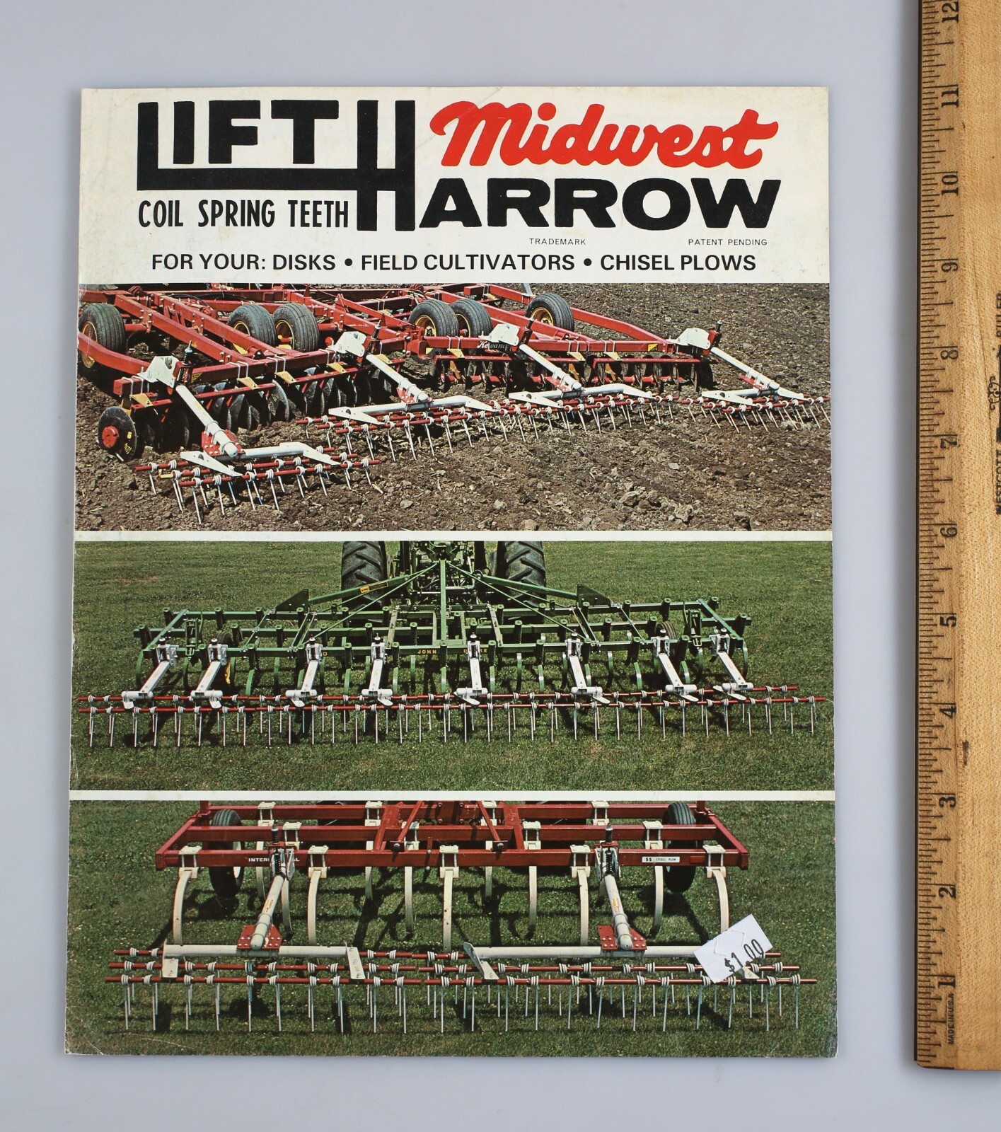 Vintage 1979 Midwest Lift Harrow Coil Spring Teeth Brochure Ida Grove Iowa