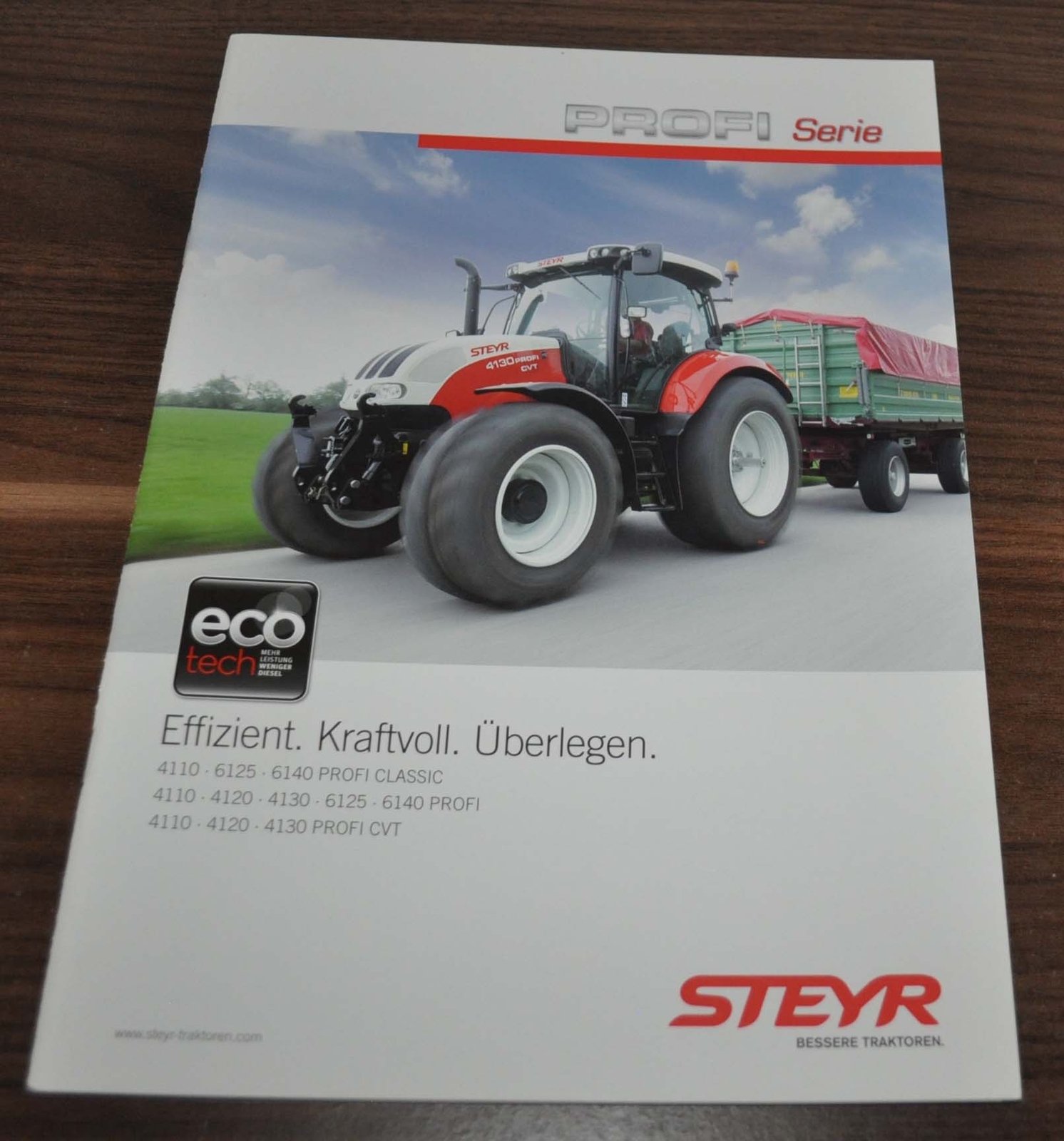 Steyr Profi Serie 4000 6000 Brochure Prospekt