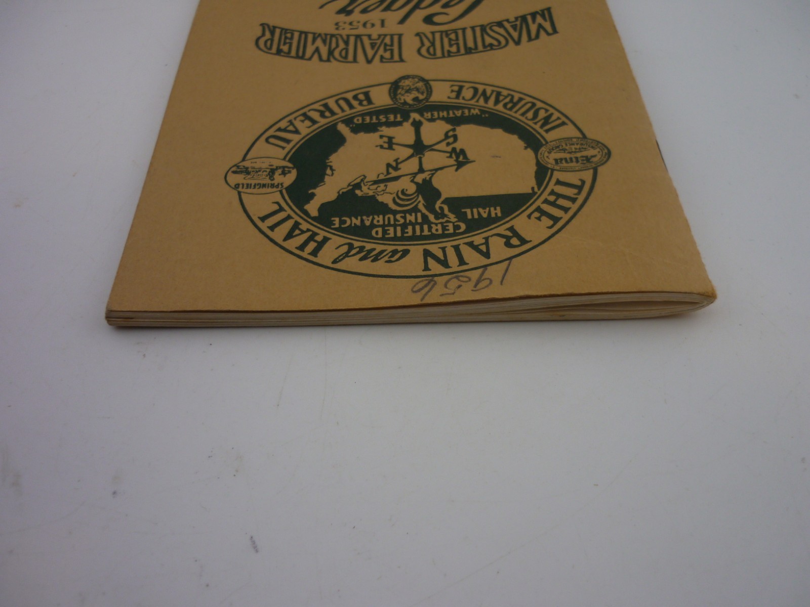 1953 Master Farmer Ledger Rain Hail Insurance Bureau Farm Record Book