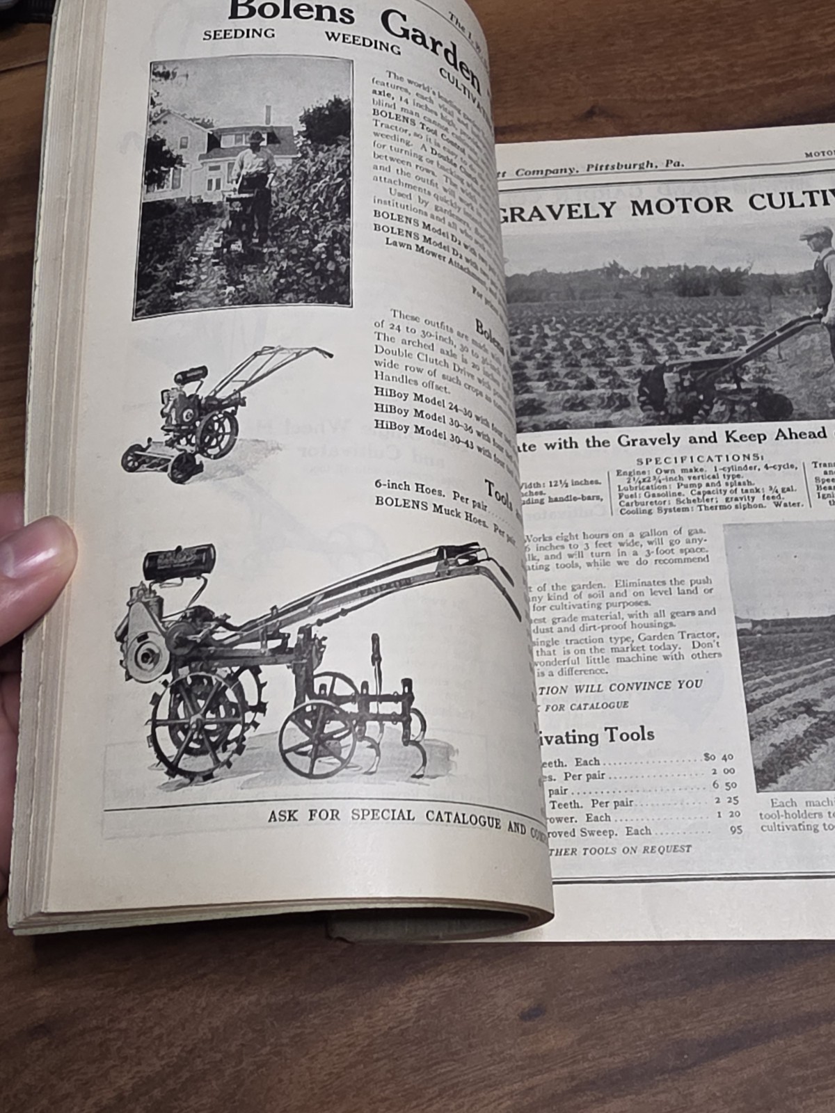 1926 Scott Co Catalog Farm Machinery Tools Plows Seeds Flowers Washer