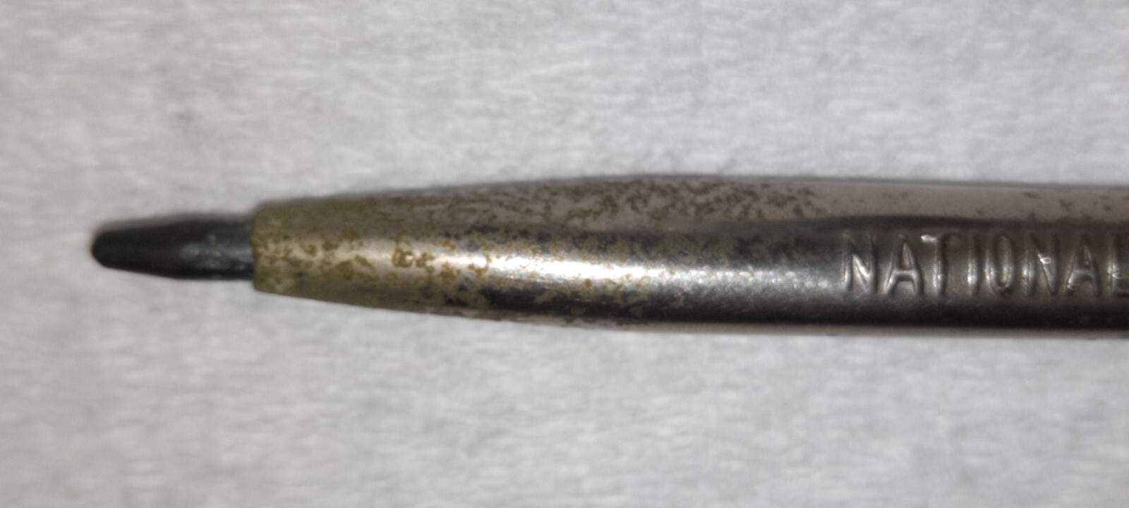 « National Live Stock Commission Co »Chromed Metal LEAD HOLDER Working Mech Pencil