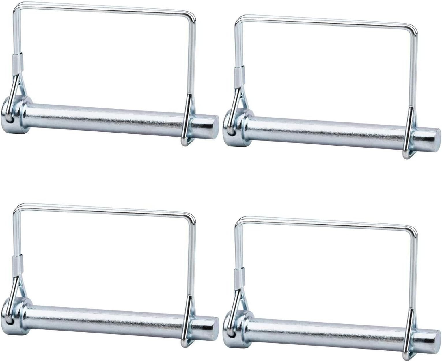 8 Pack Trailer Coupler Pin 3/8x4in Towing Hitch Pin Heavy Duty Wire Lock Pin …