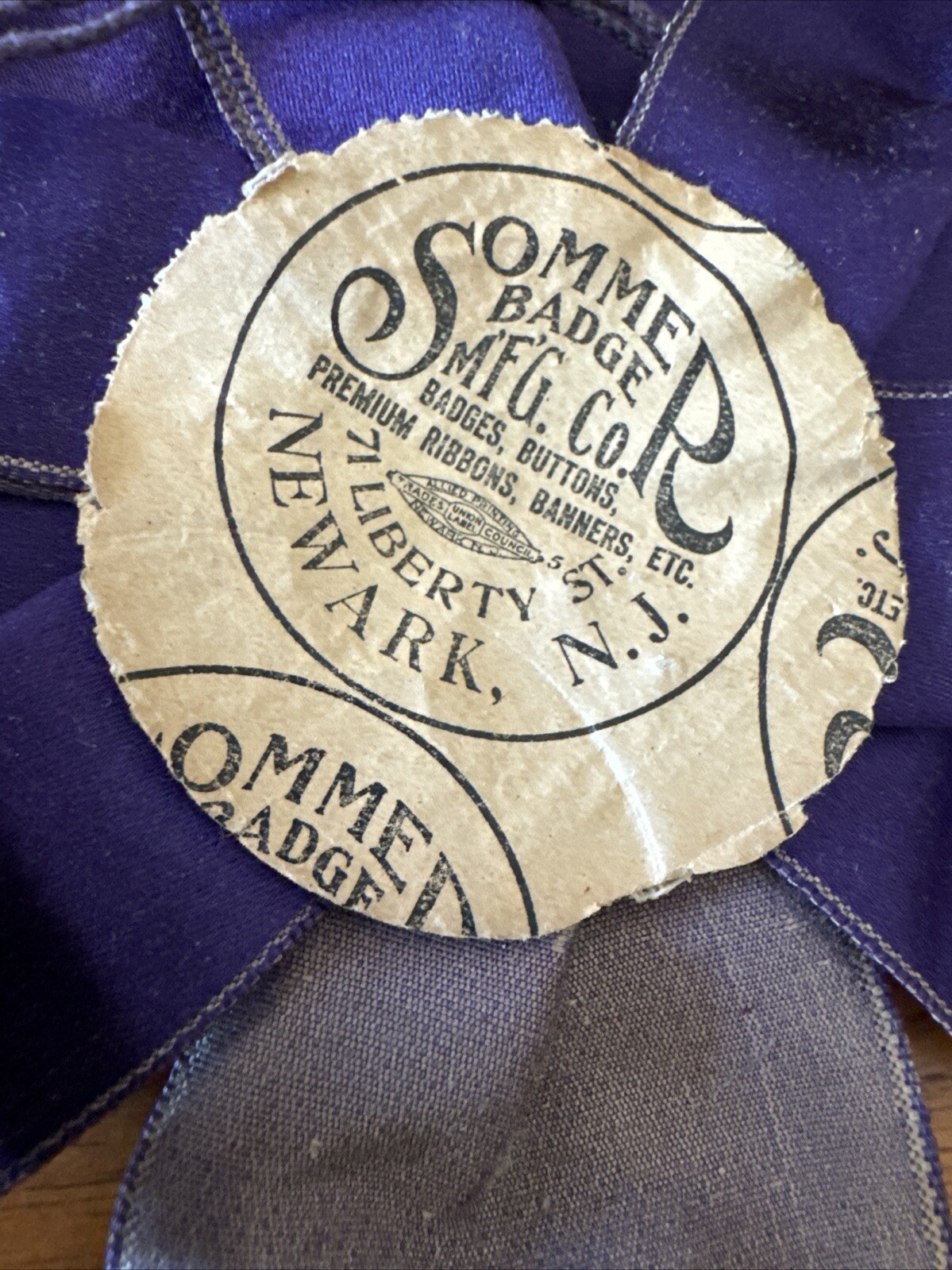 Vintage 1934 NJ Bantam Club Livestock Show Ribbons New Jersey