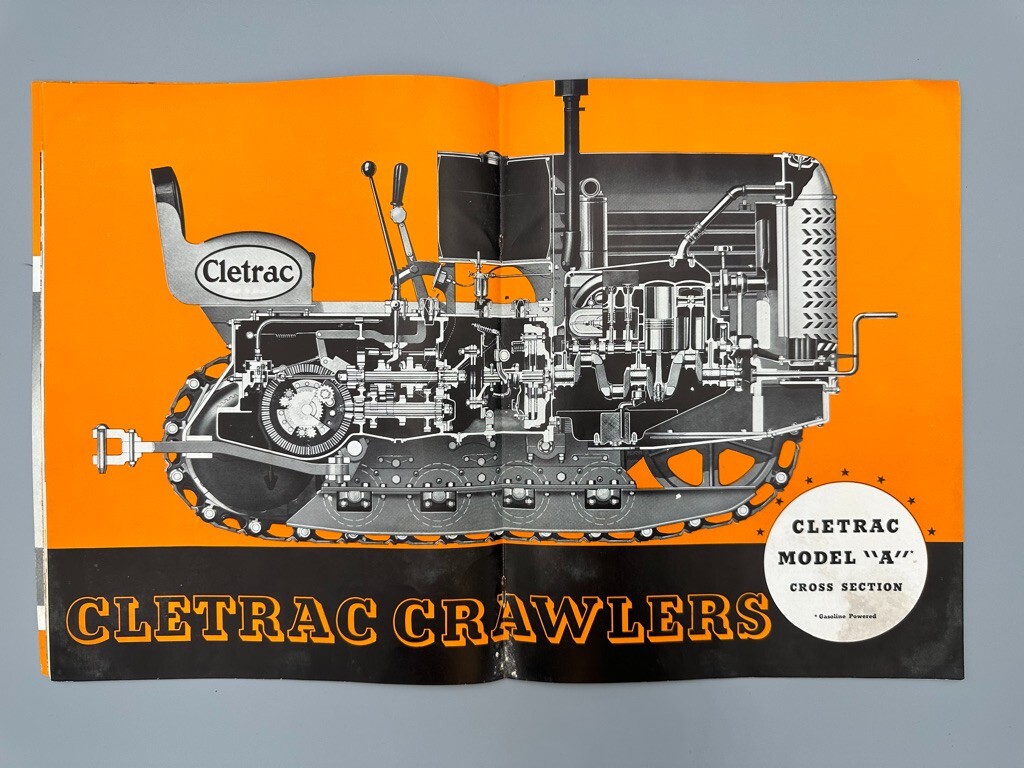 1941 Model A CLETRAC Diesel Gasoline CLEVELAND TRACTOR Machinery Advertising