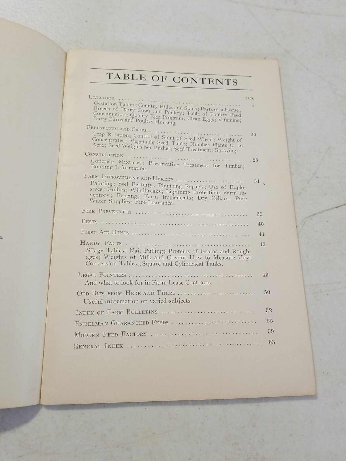 1937 ESHELMAN BOOK OF FARM INFORMATION Breeds Dairy Chickens Crops Photos
