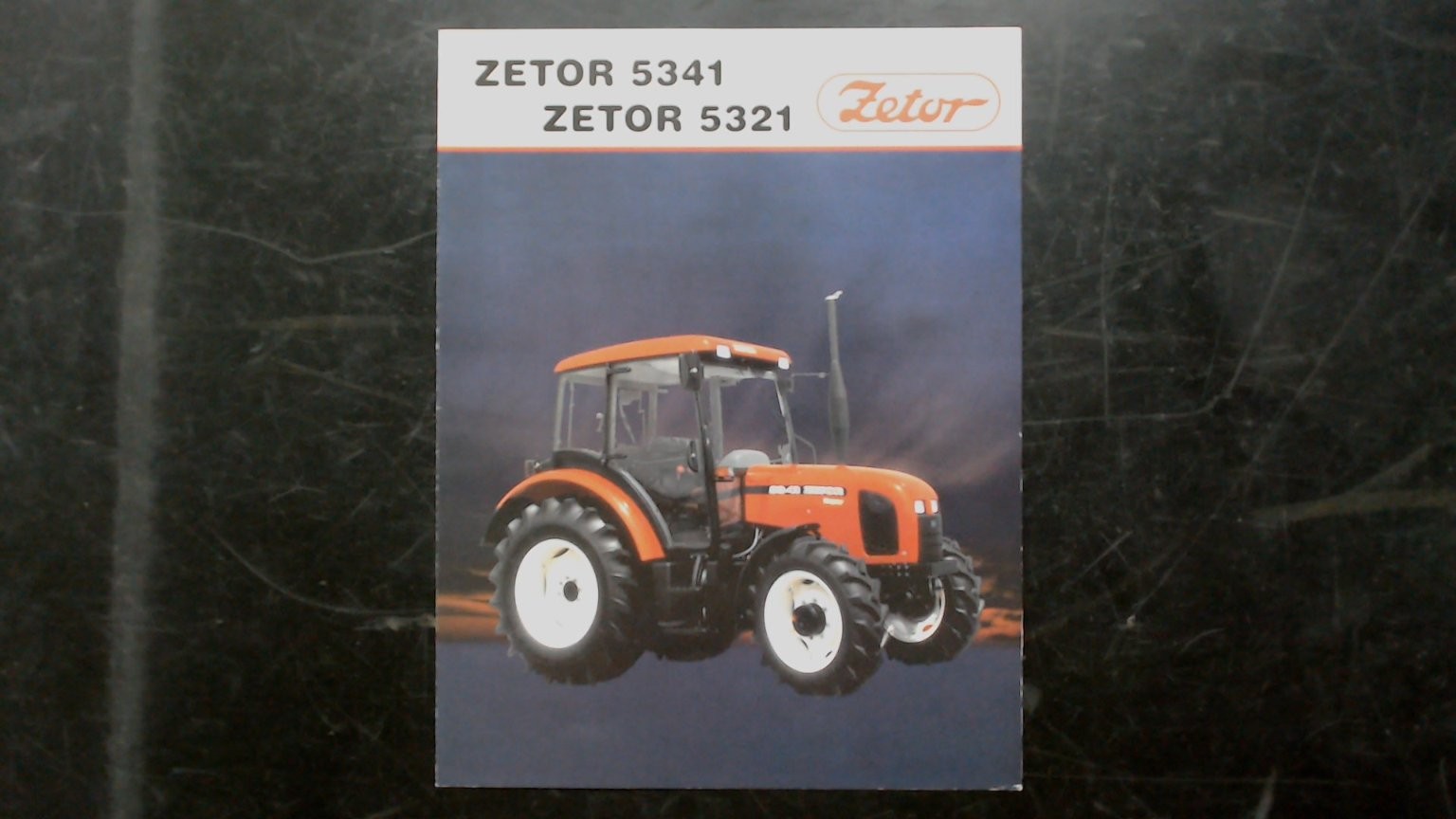 Zetor 5341 5321 Vintage Agricultural Tractor Brochure 1980s