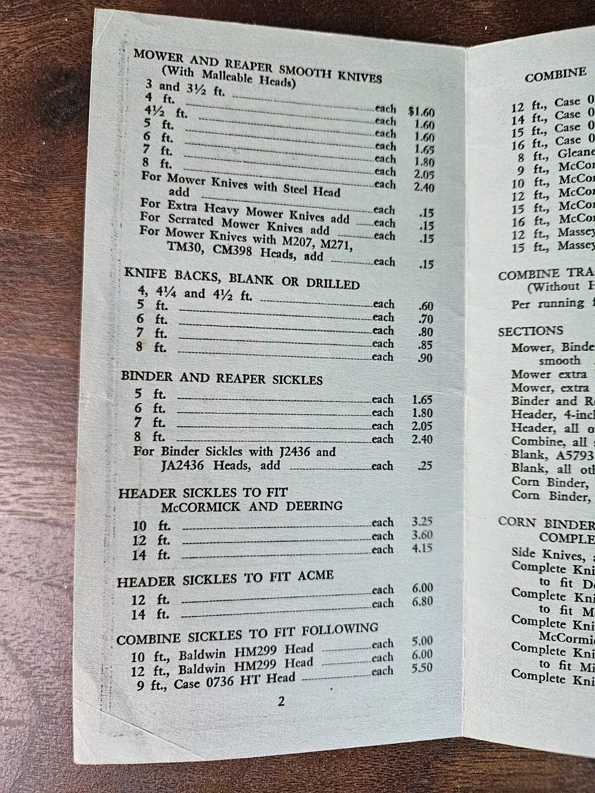 Antique 1934 Dealers Price List Brochure Beck Supply Company Columbus Ohio
