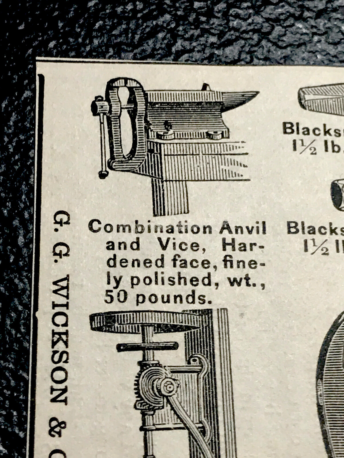 1886 G.G. Wickson & Co. Blacksmith Farm Advertising – San Francisco – California