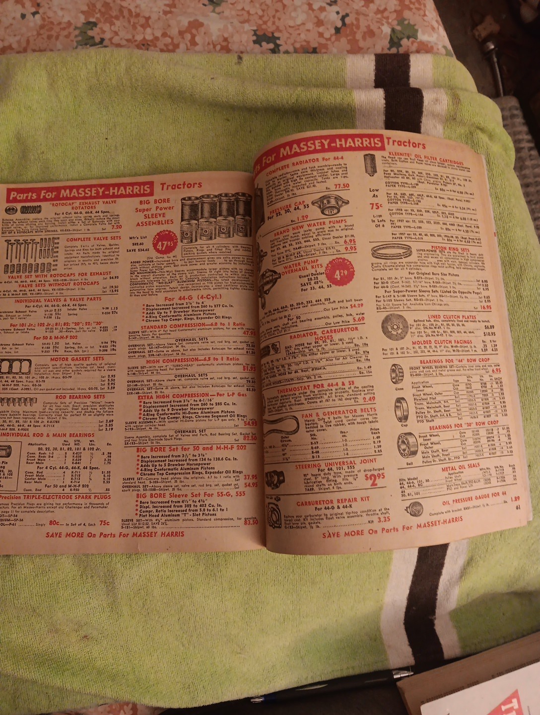 1960 Tractor SUPPLY COMPANY PART GUIDE Blue BOOK Agricultural Machinery Magazine