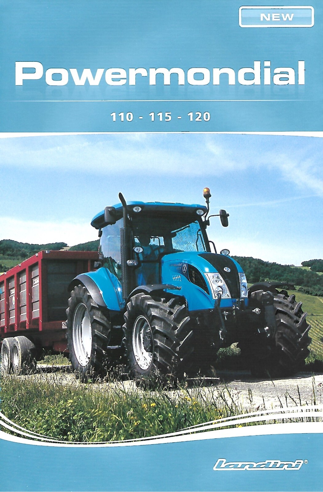 Farm Tractor Brochure – Landini – Powermondial 110 115 120 – 2010 (F8156)