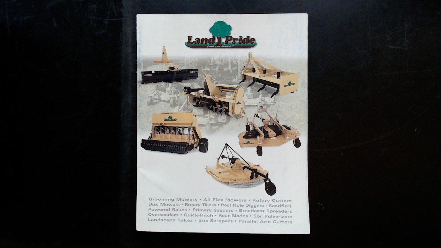 Land Pride Agriculture Brochure Rotary Cutters Grooming Mowers 80s