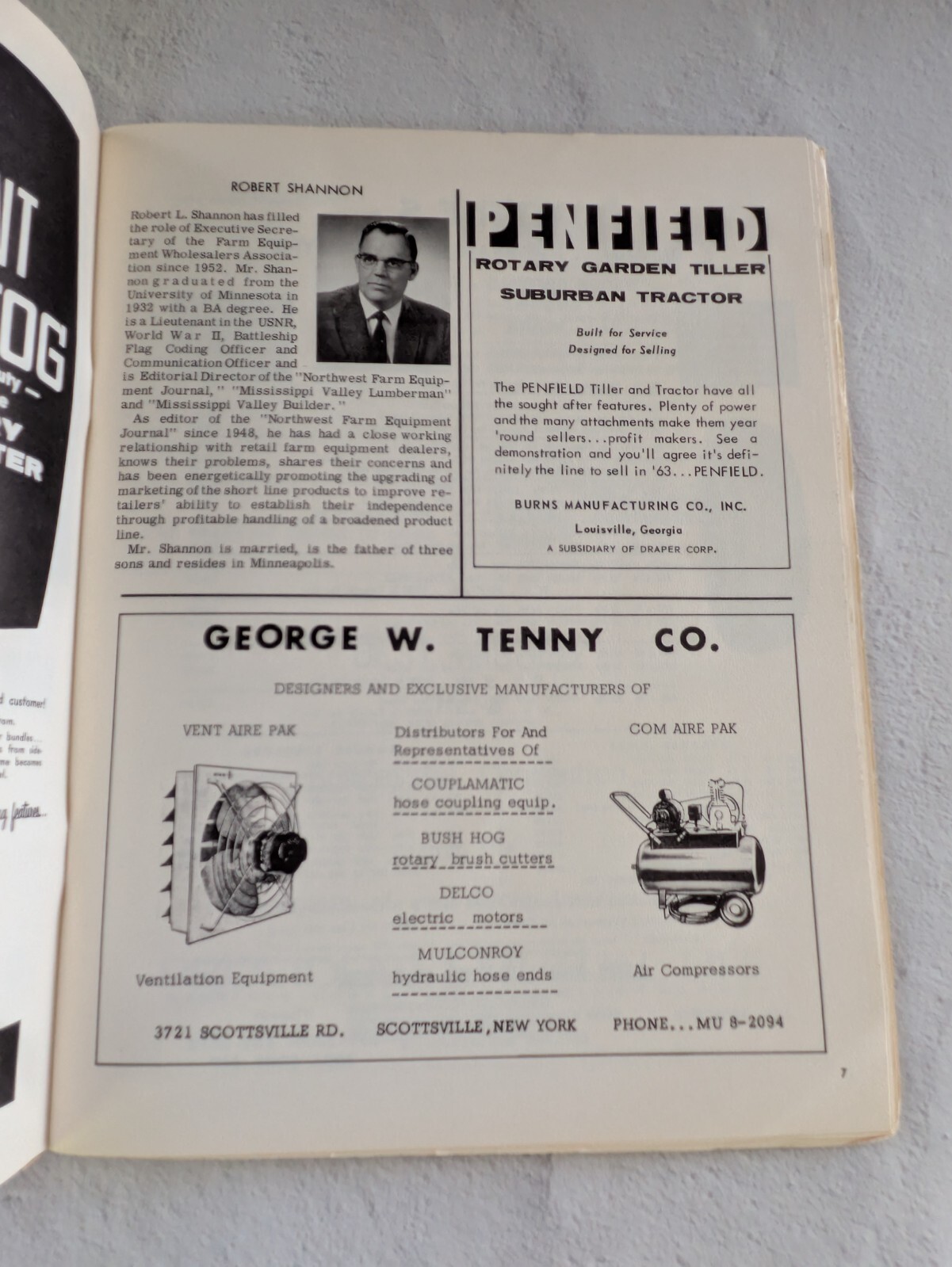 1962-63 New York Farm Equipment Dealers Association Convention Guide Concord