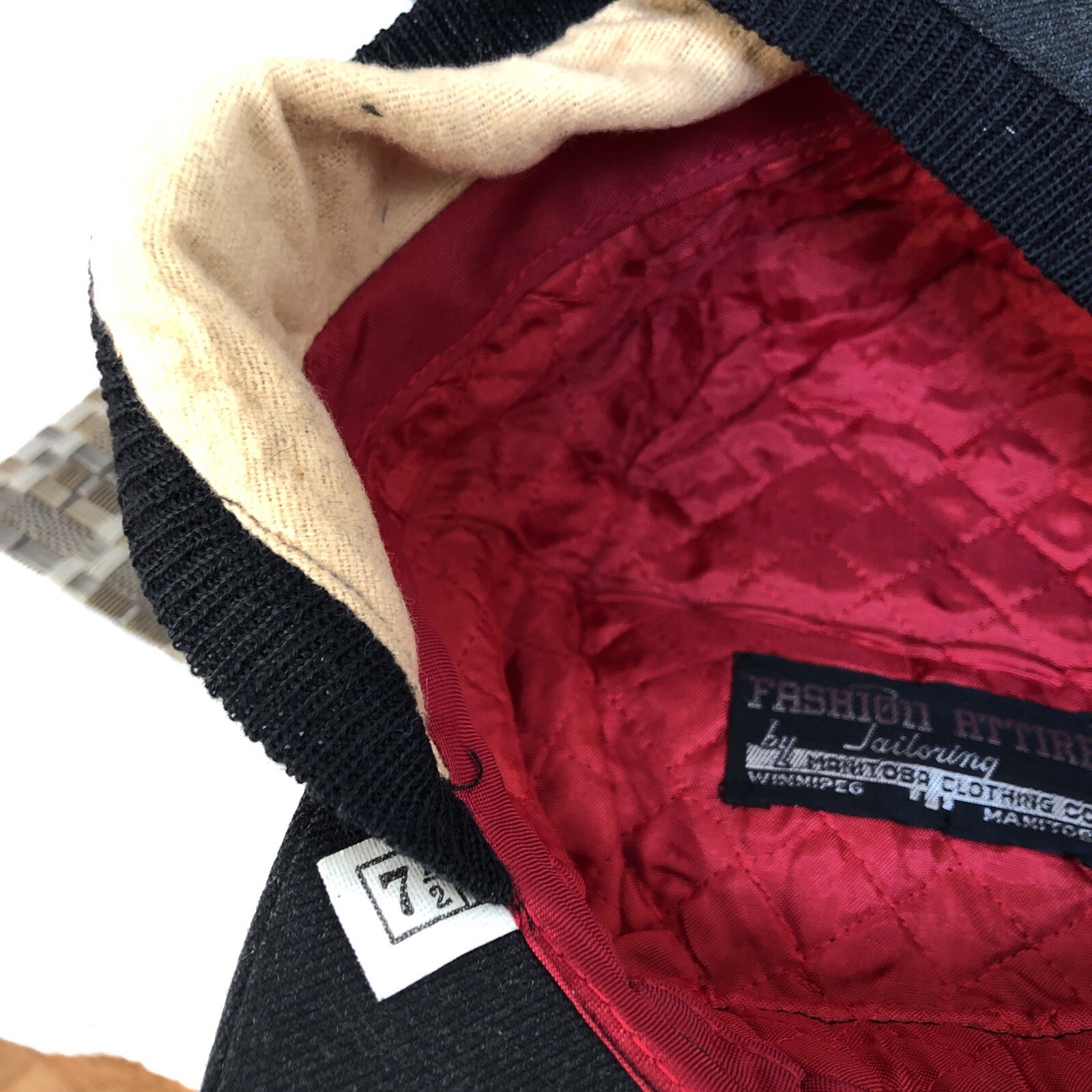 1960s Collectible SPERRY RAND NEW HOLLAND Winter Uniform Flap Hat Cap Patch NOS: