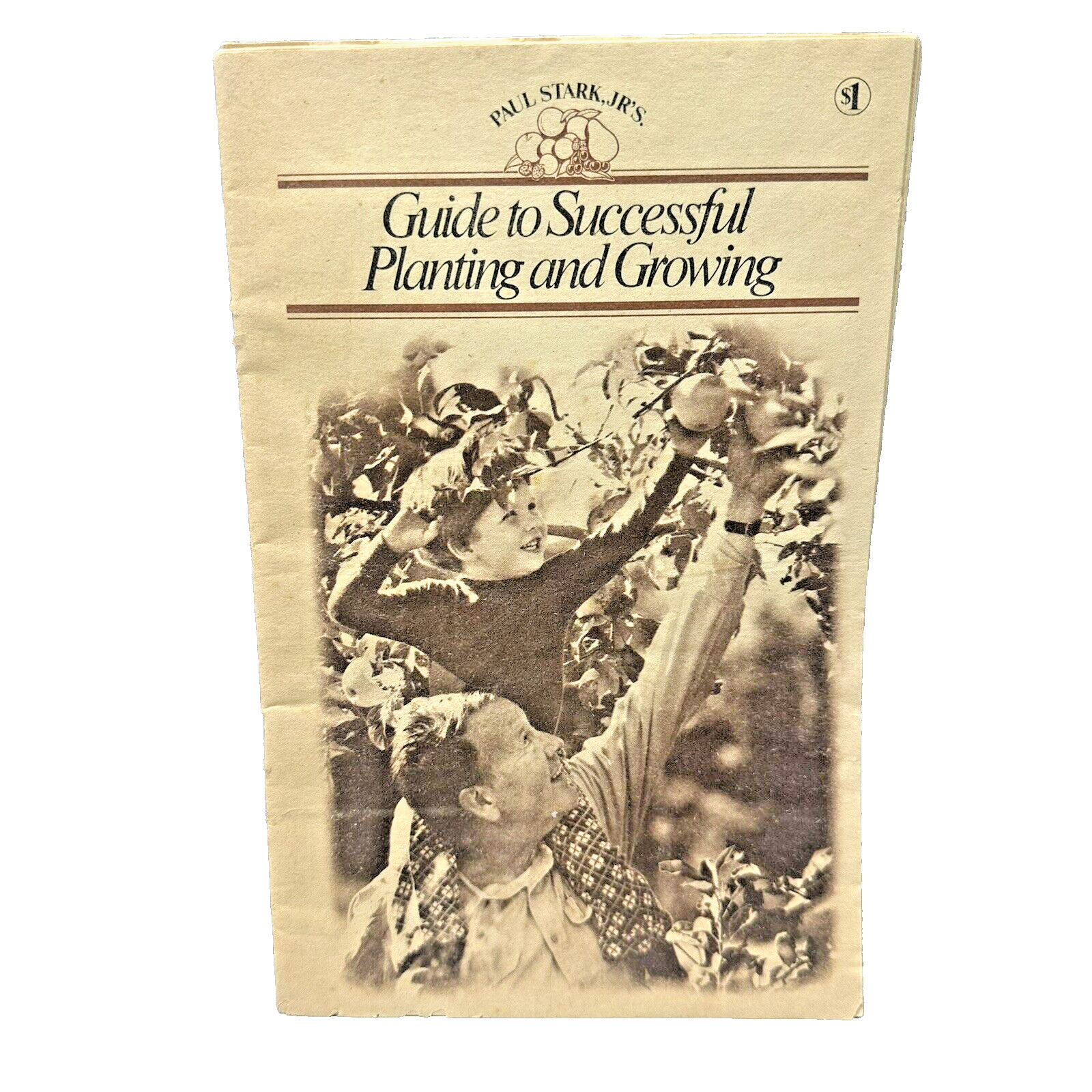 1974 Paul Stark Guide To Successful Planting Growing Vintage Gardening Booklet