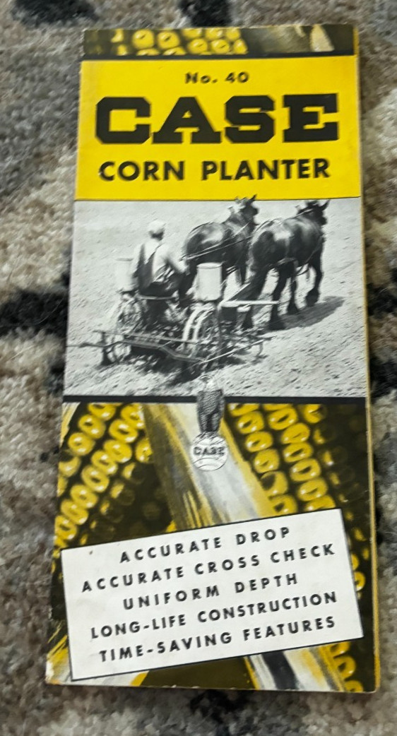 Case Tractor No. 40 Corn Planter For 1939 Brochure DCPA26