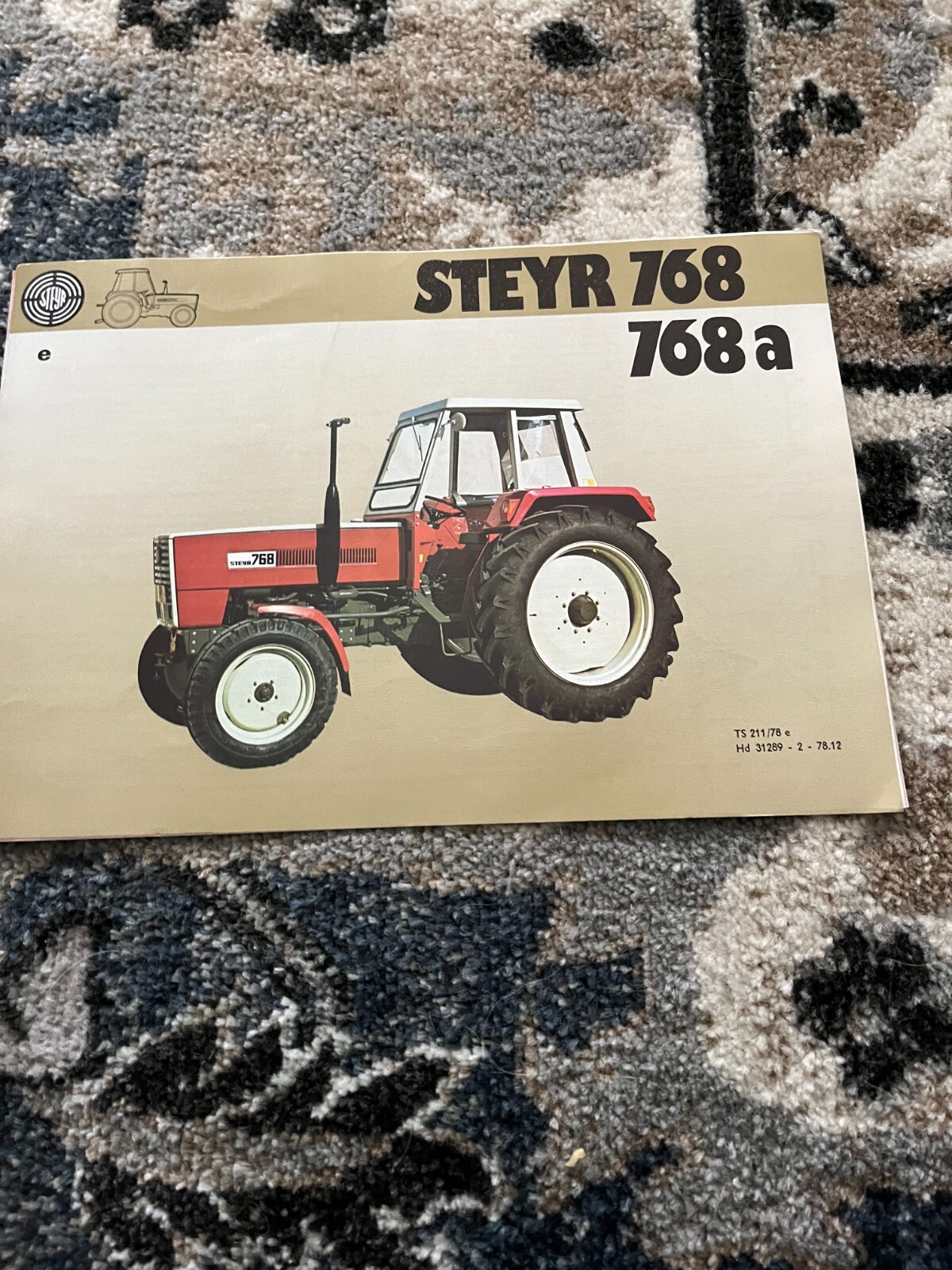 Steyr 768 768A Tractor Brochure FCCA