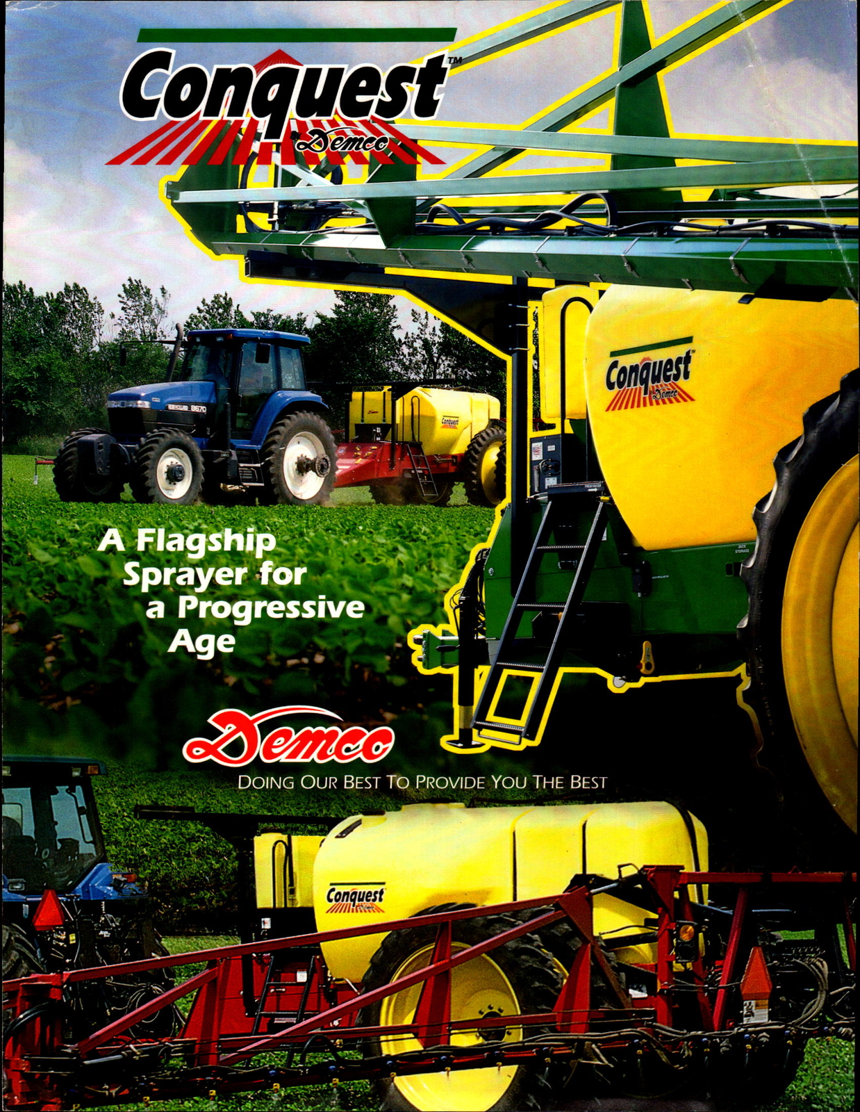 Vintage brochure Farm Machinery Demco Conquest Sprayer