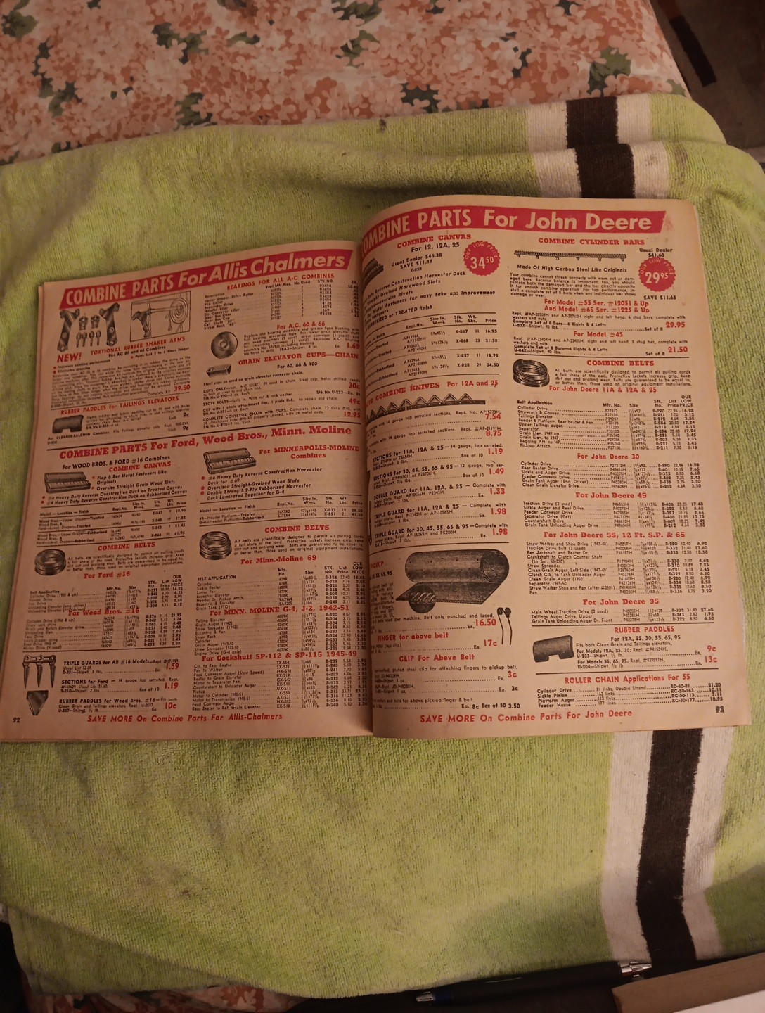 1960 Tractor SUPPLY COMPANY PART GUIDE Blue BOOK Agricultural Machinery Magazine
