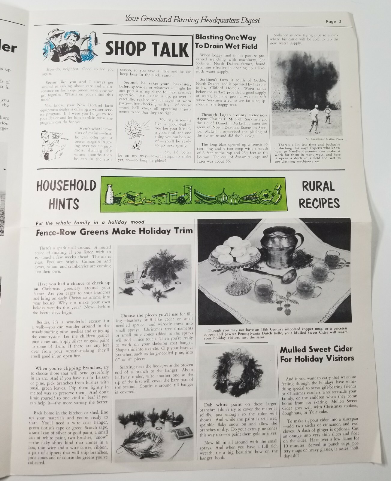 Farming Newsletter Lefler&rsquo;s Limited News Woodstock New Holland Machine 1955 E2G