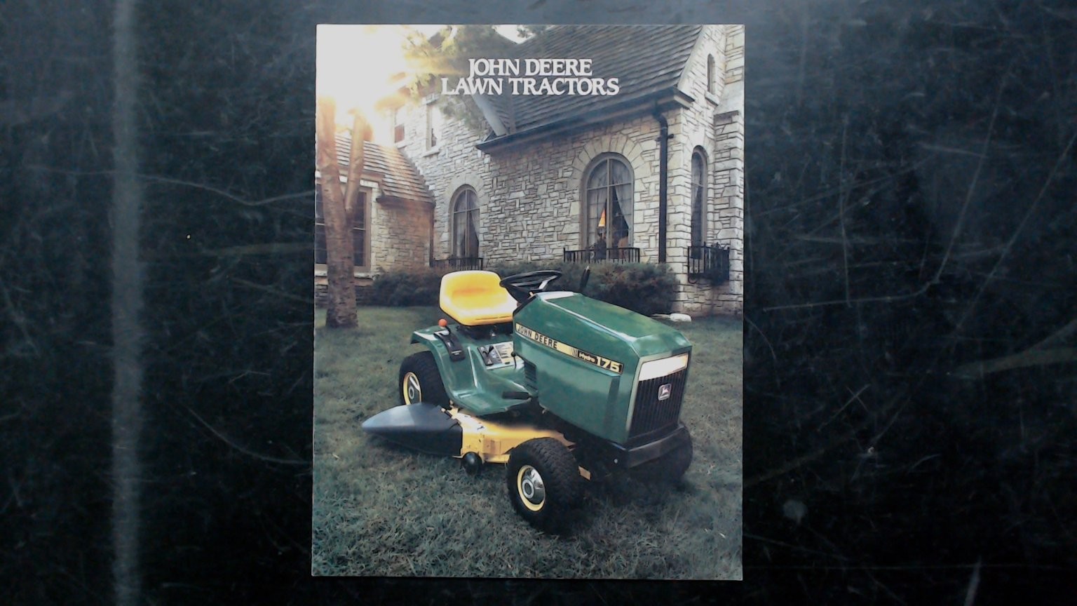 John Deere Lawn Tractors Vintage Brochure Safety Specs 1987