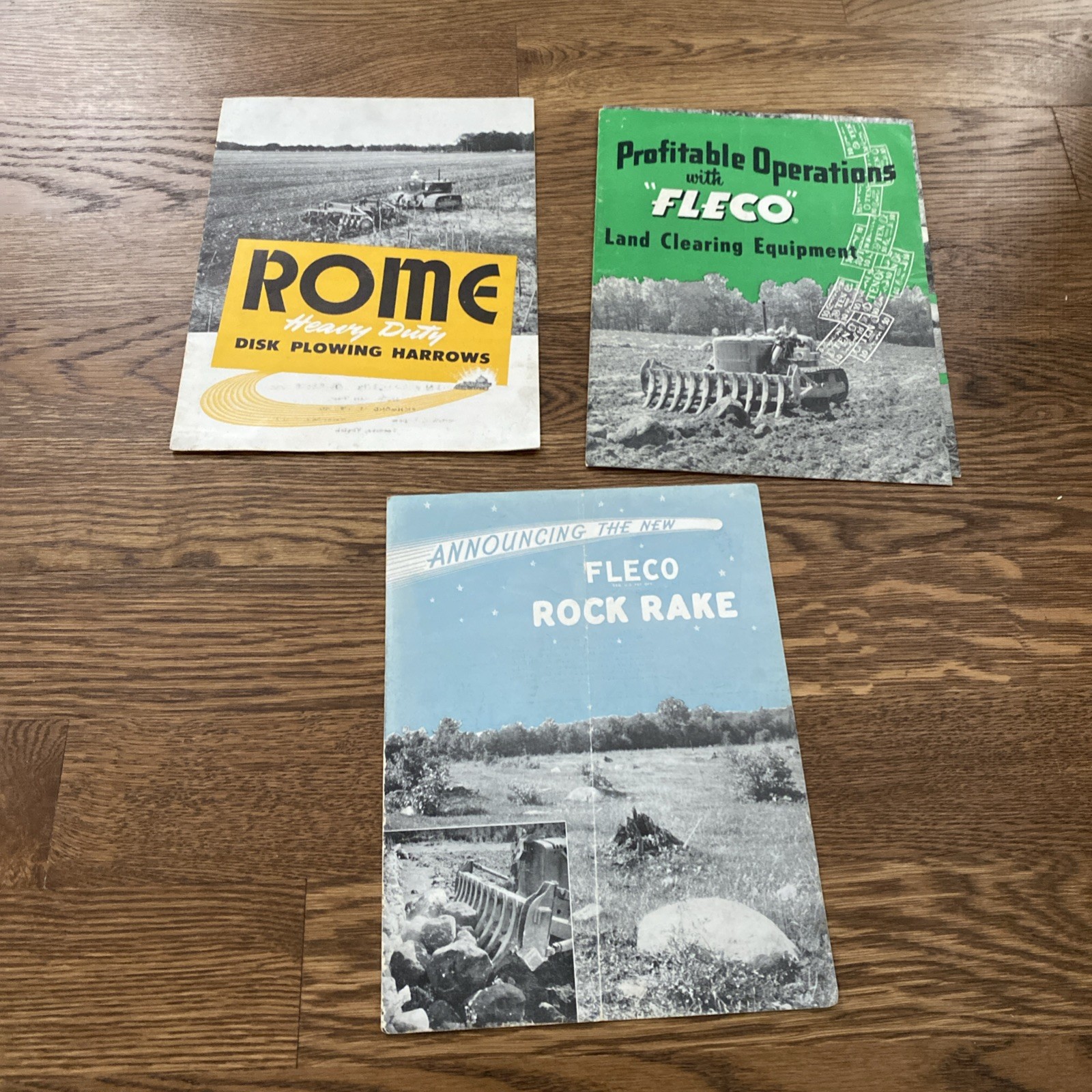 VTG Farm Equipment Machinery Ephemera Lot Manuals Brochures Deere Massey 1950s