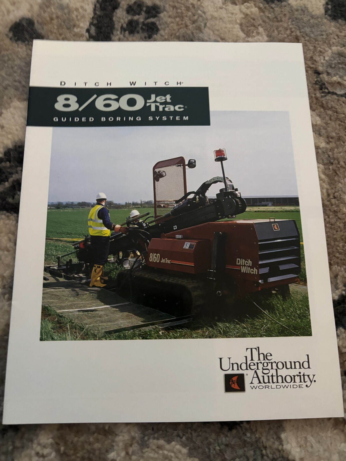 Ditch Witch 8/60 Jet Trac Guided Boring System Brochure FCCA25