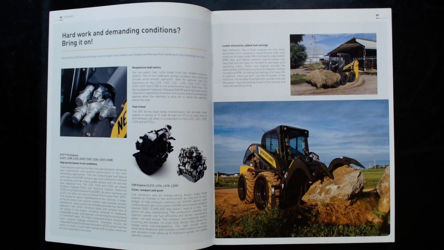 New Holland Skid Steer Loaders Compact Track Loaders Brochure 2000s