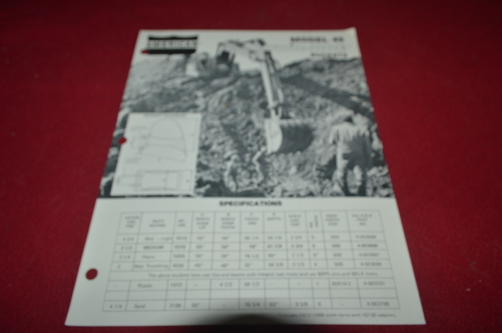 American Crane 45 Powr-Hoe Buckets Brochure FCCA