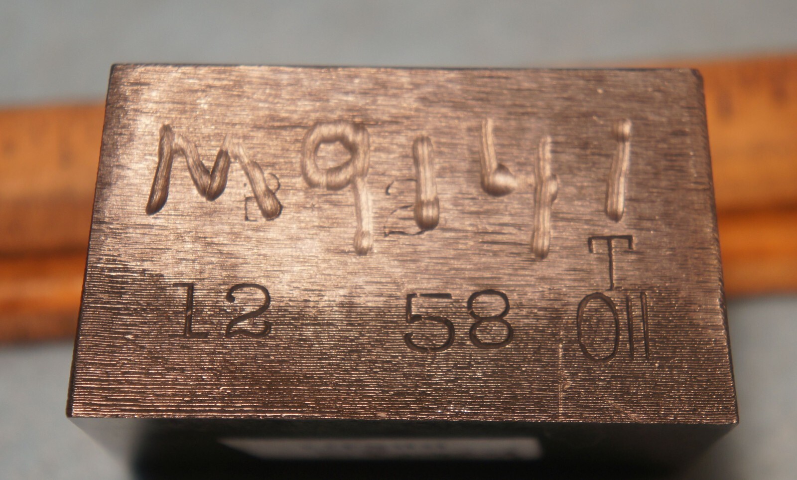 1958 KEYSTONE WIRE Red Brand Fence Pin STEEL STAMPING DIE Robbins RBX425