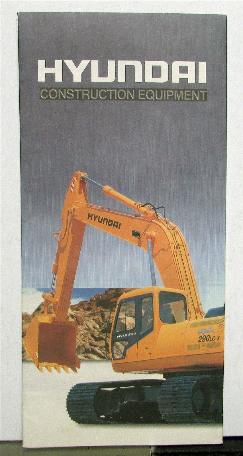 1980s Hyundai Construction Equipment Skid Steer Loaders Specs Sales Brochure