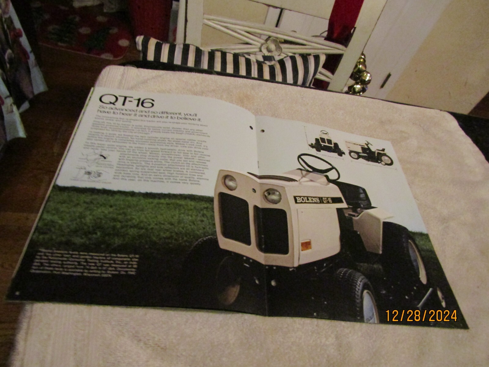 Vintage Bolens Sales Brochure Lawn & Garden Tractors Attachments Accessories &rsquo;75