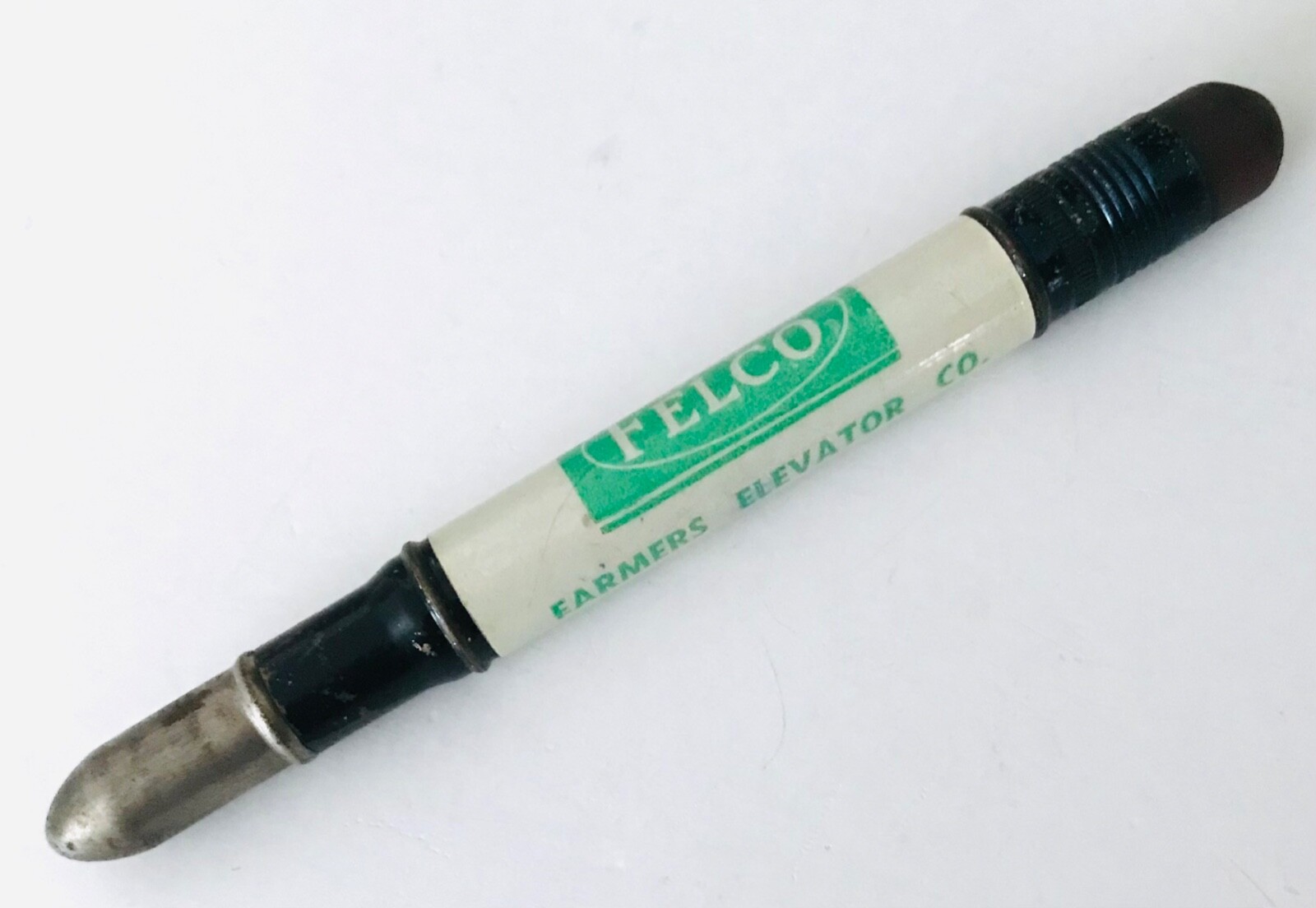 1930-50s Felco Farmer&rsquo;s Elevator Co. George IA Bullet Pencil Lumber Grain Coal