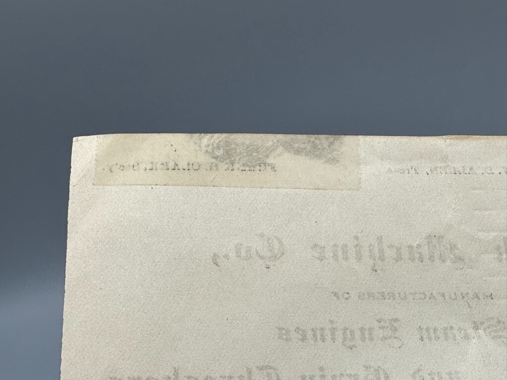 1909 CLARK Thresher STEAM ENGINE Railroad Farm Advertising Letterhead Antique