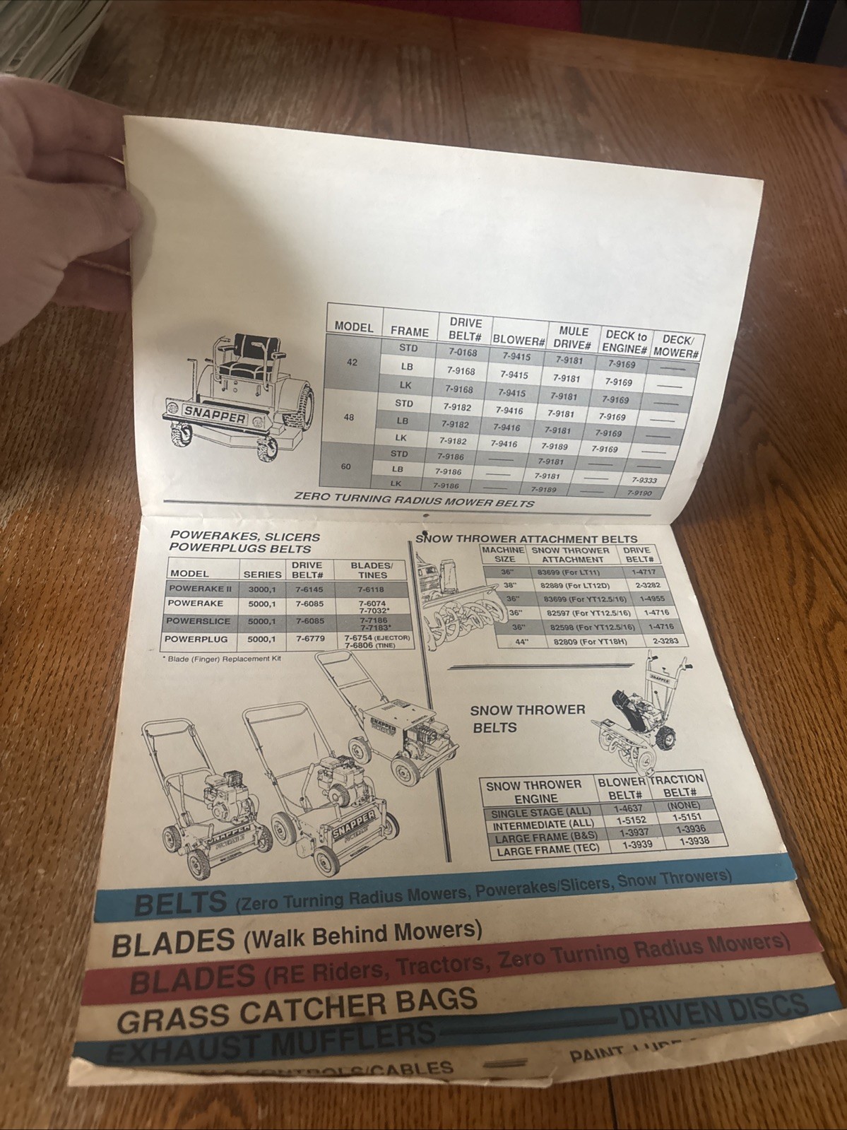 Snapper Dealership Pamphlet/Brochure