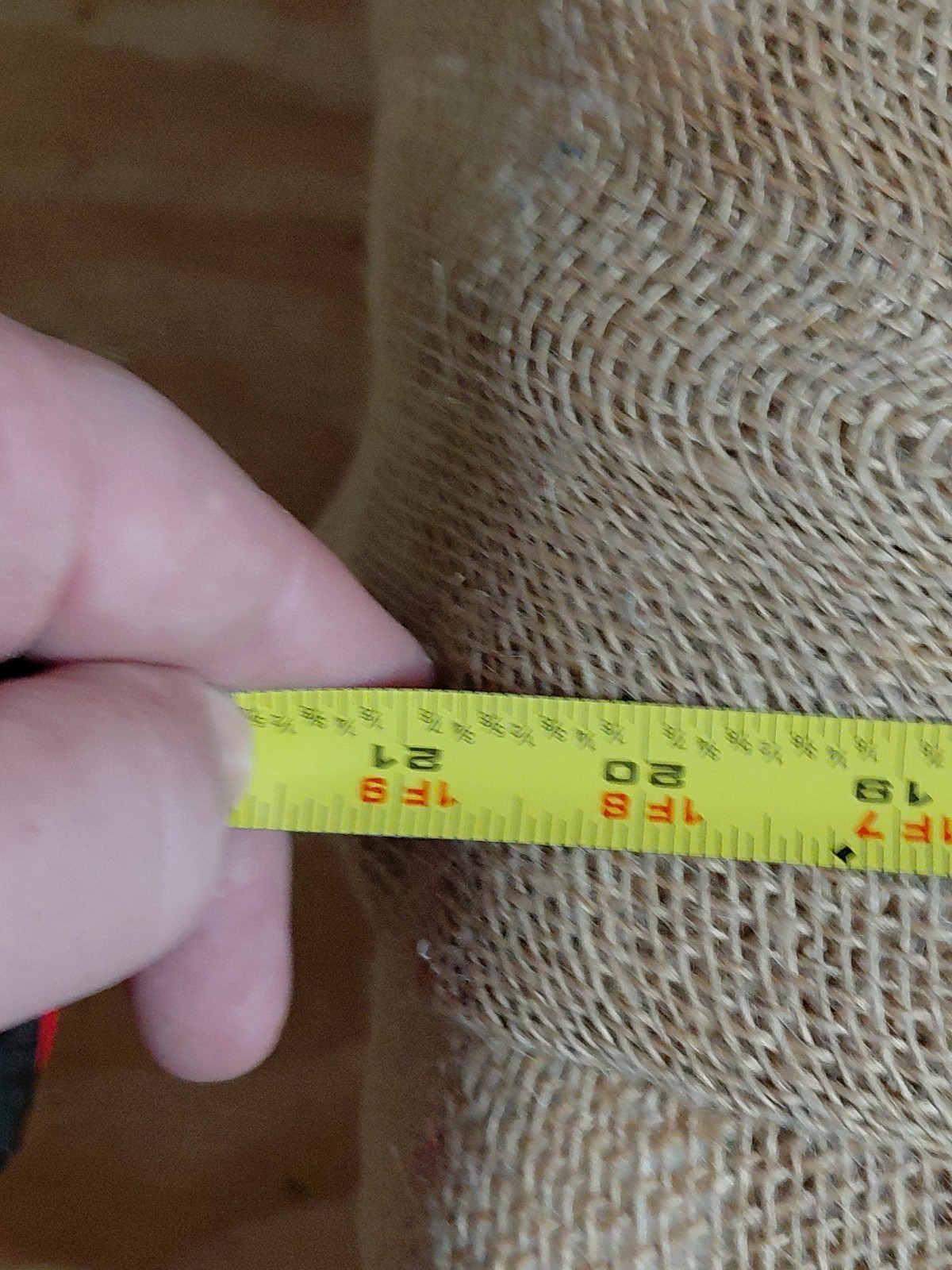 LARGE Vintage 33 Lb. Bale Of Raw USA Cotton Burlap Wrapped 21in x 18in x 13in