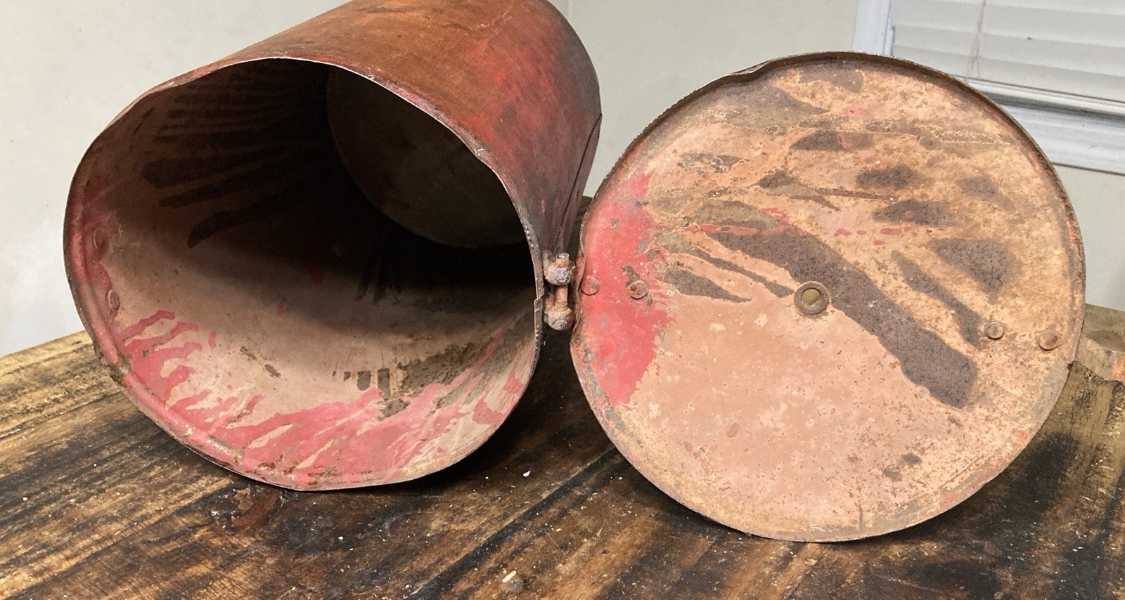 VERY RARE McCormick Twine Grain Binder Feeder Can 1800&rsquo;s Antique HARD TO FIND