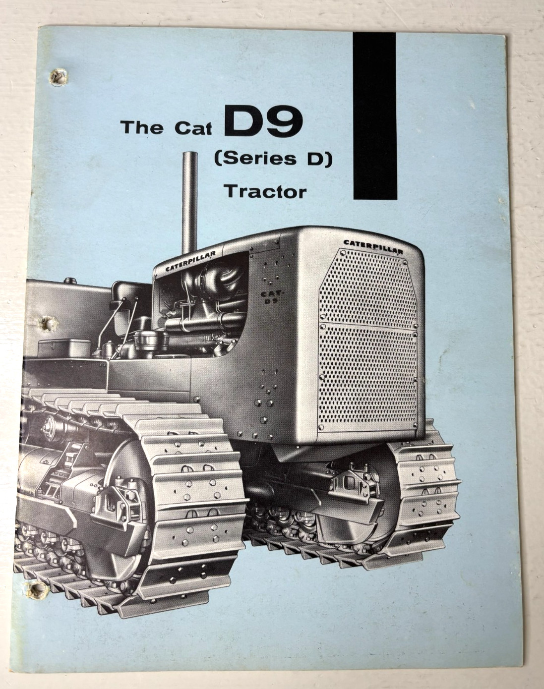 Caterpillar The Cat D9 Series D Tractor Brochure 1956 Vintage 31 Pages