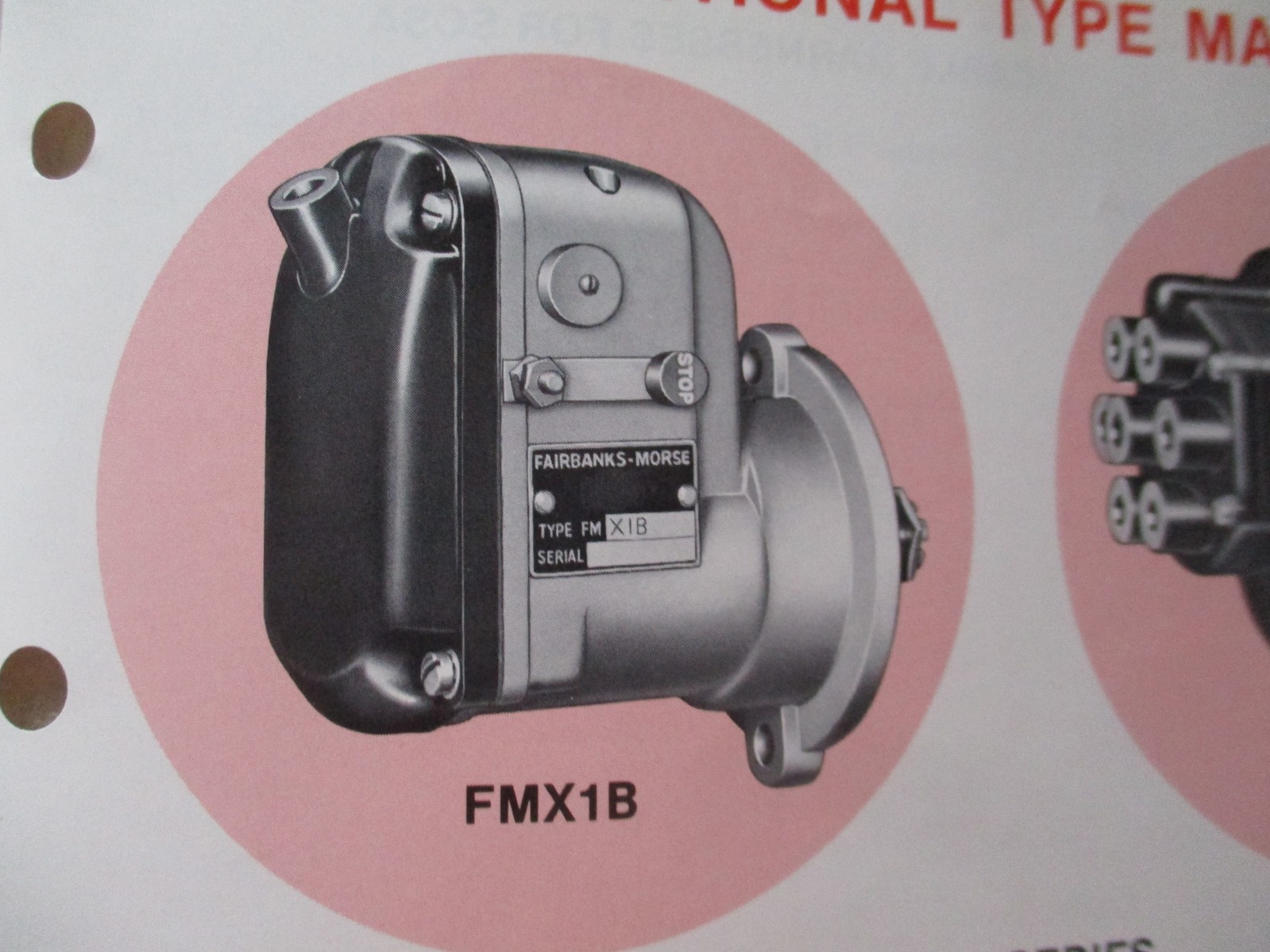 Fairbanks Morse Magnetos Flyer from Agriculture dealer. for 3 ring binders New