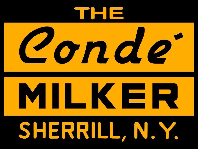 The Conde Milker of Sherrill, New York New Sign: 18×24&Prime; USA STEEL XL Size