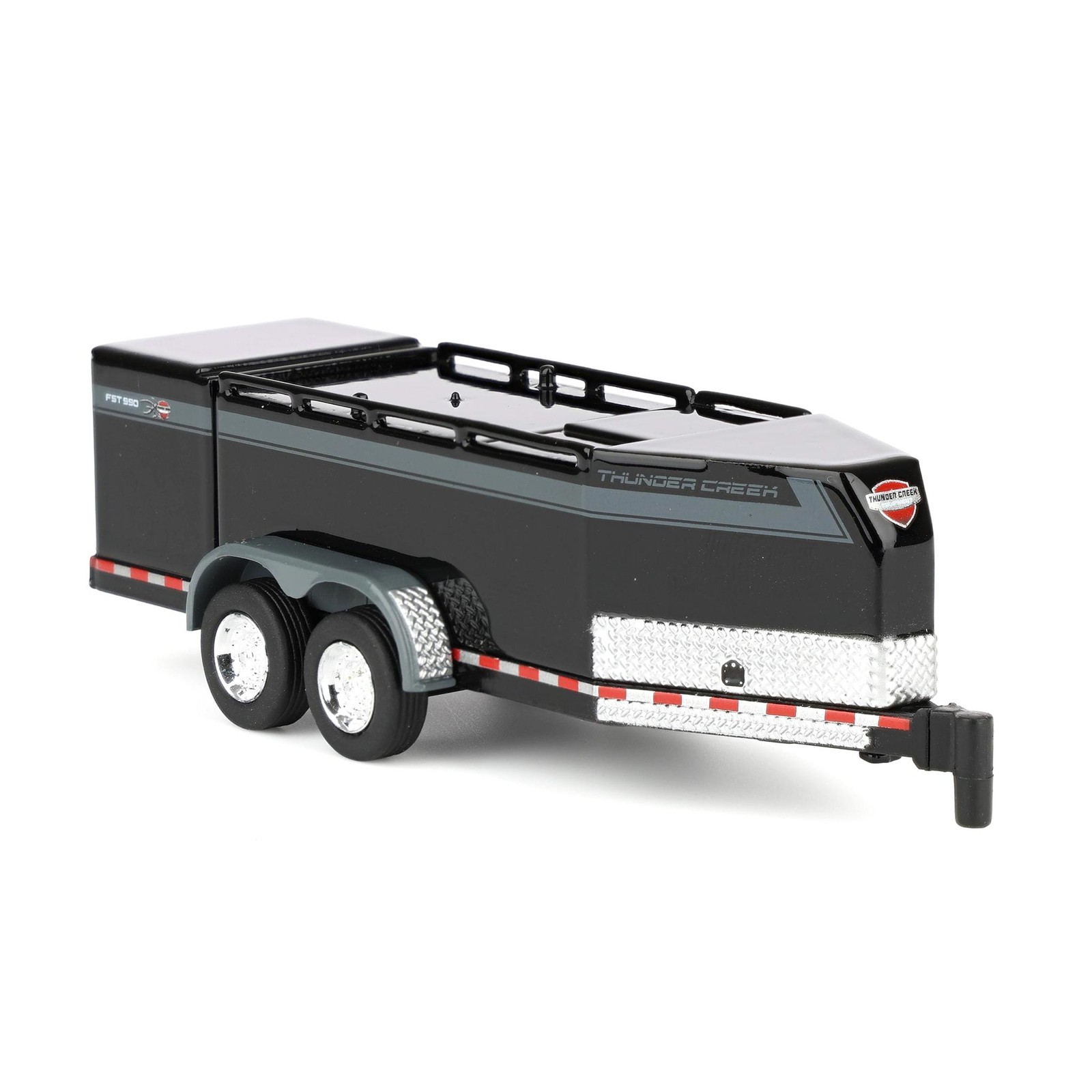 1/64 Thunder Creek FST990 Tandem Axle Fuel Trailer, Black, TCM601