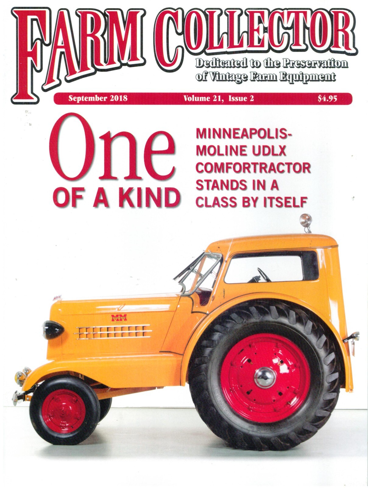 Antarctic Snow Cruiser, Minneapolis Moline UDLX Comfortractor Tractor