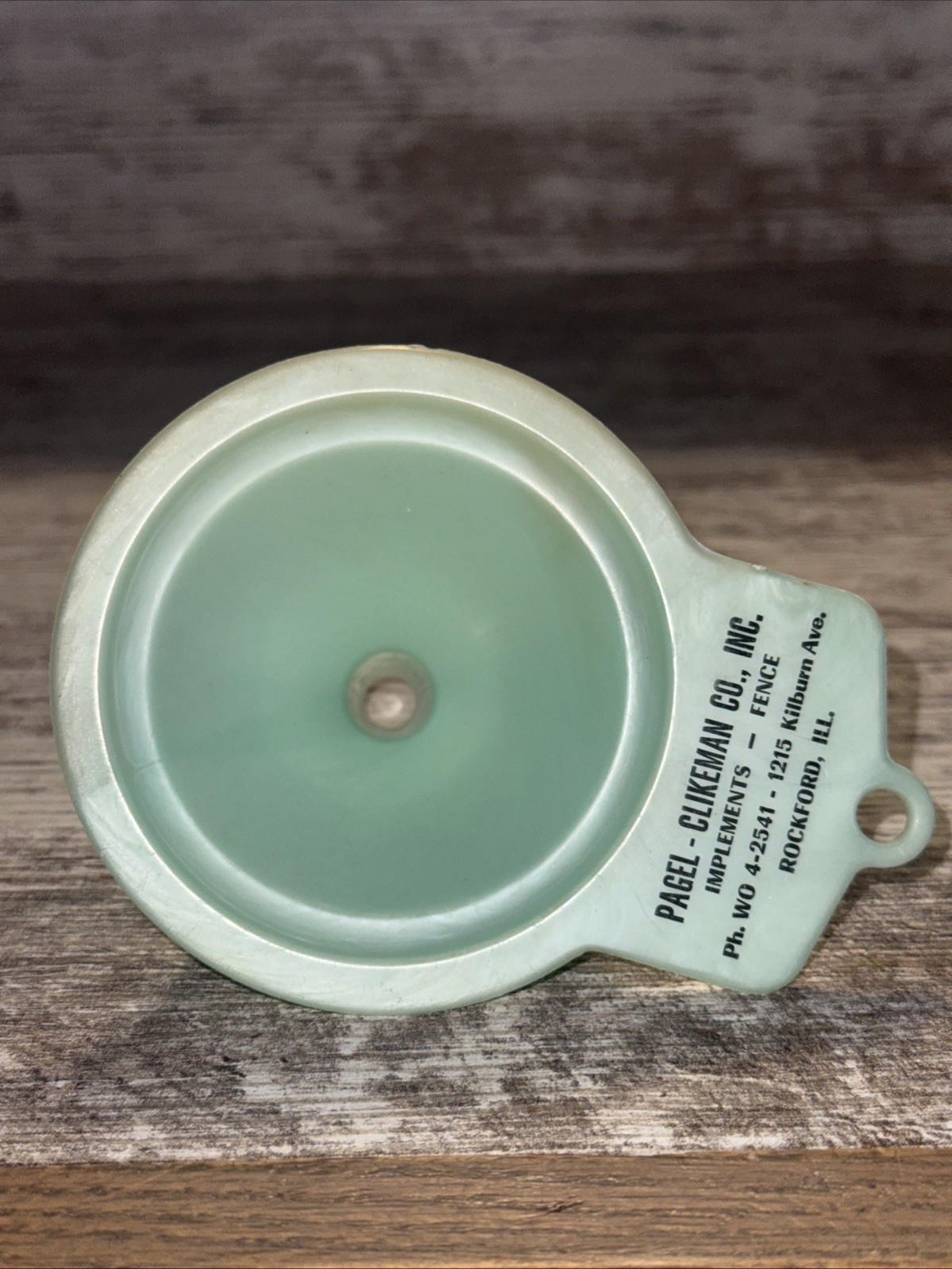 Vintage Pagel Clikeman Co Implements Kitchen Funnel Rockford ILL Plastic