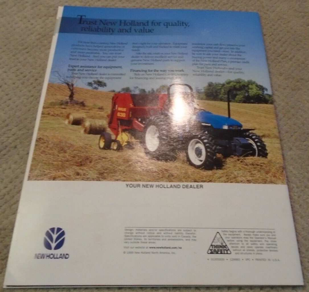 New Holland TN/TND/TNS TRACTORS Sales Brochure 42 to 62 PTO hp TN55/D/S TN65/D
