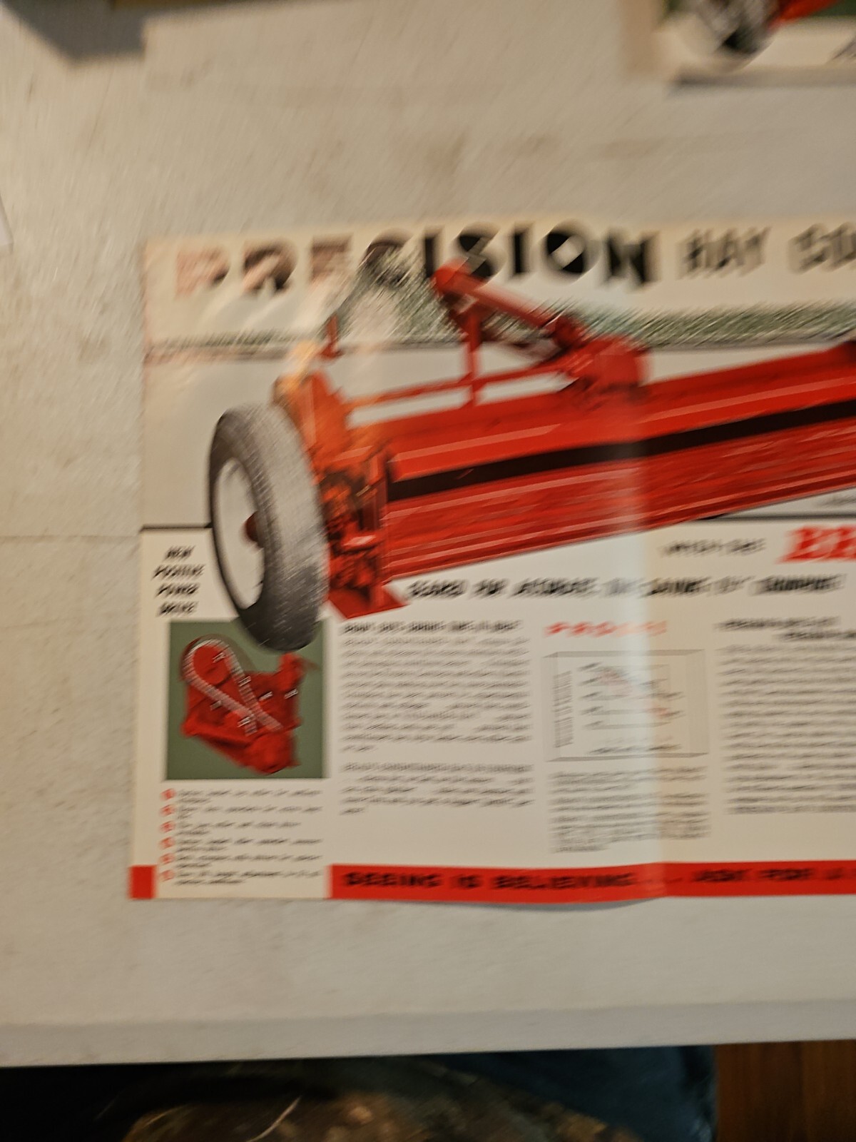 Vintage Brady Manufacturing Haymaker Sales Brochure