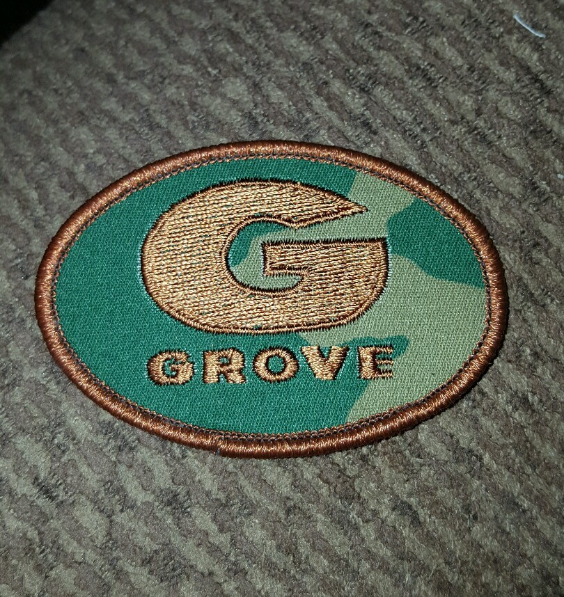 GROVE Industries Hydraulic Cranes & Construction Equipment Co. Patch NOS