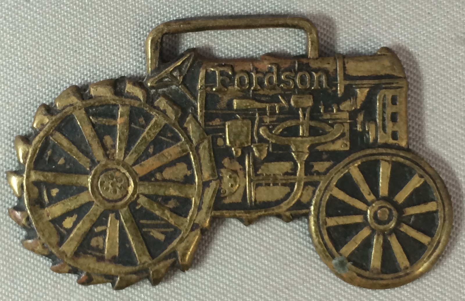 FORDSON Farm TRACTOR Advertising WATCH FOB Original ANTIQUE