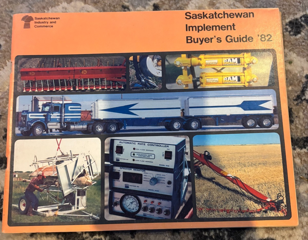 Saskatchewan Farm Implement Buyer&rsquo;s Guide For 1982 Brochure FCCA25