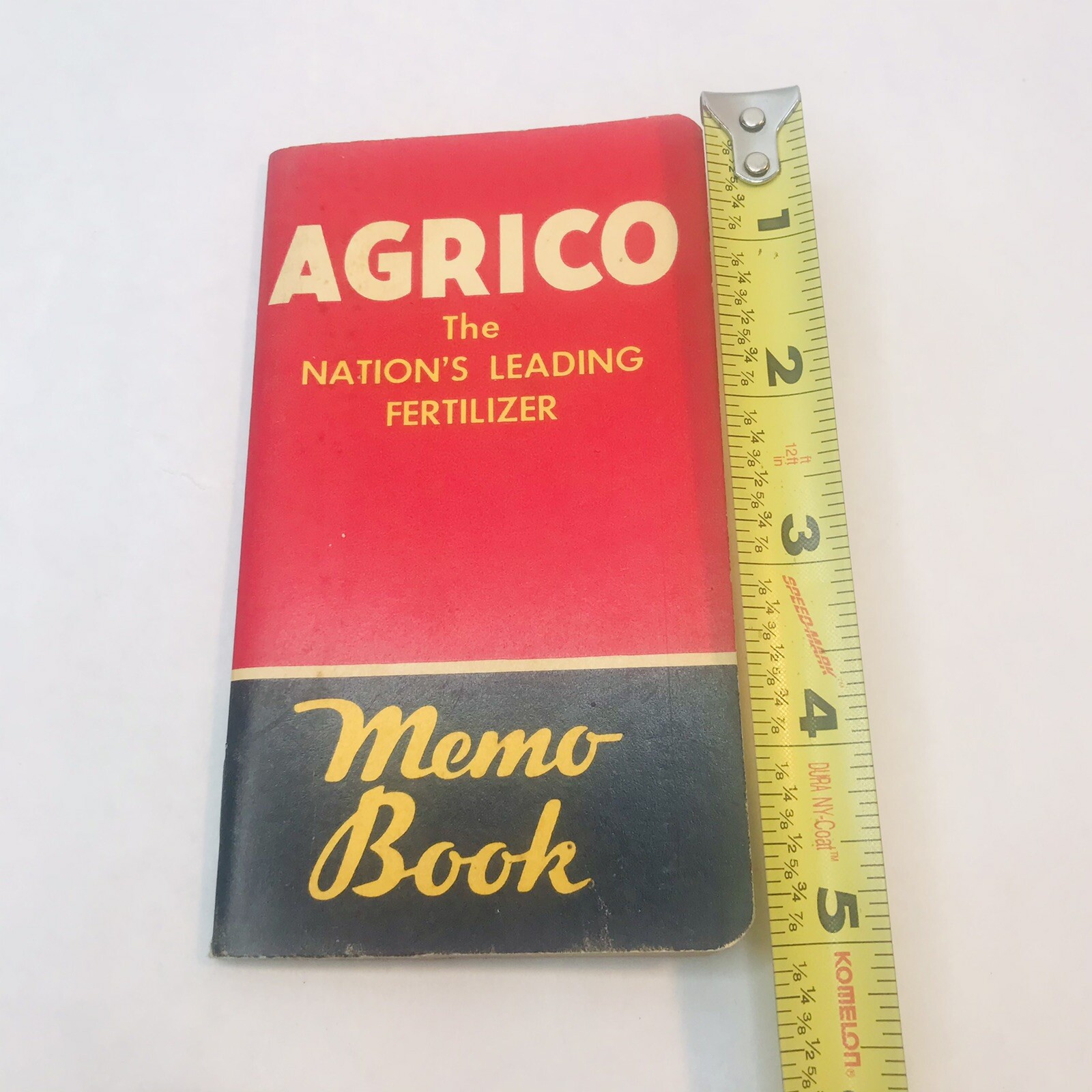 AGRICO Fertilizer Advertising Memo Calendar Book 1957 Vtg American Agriculture