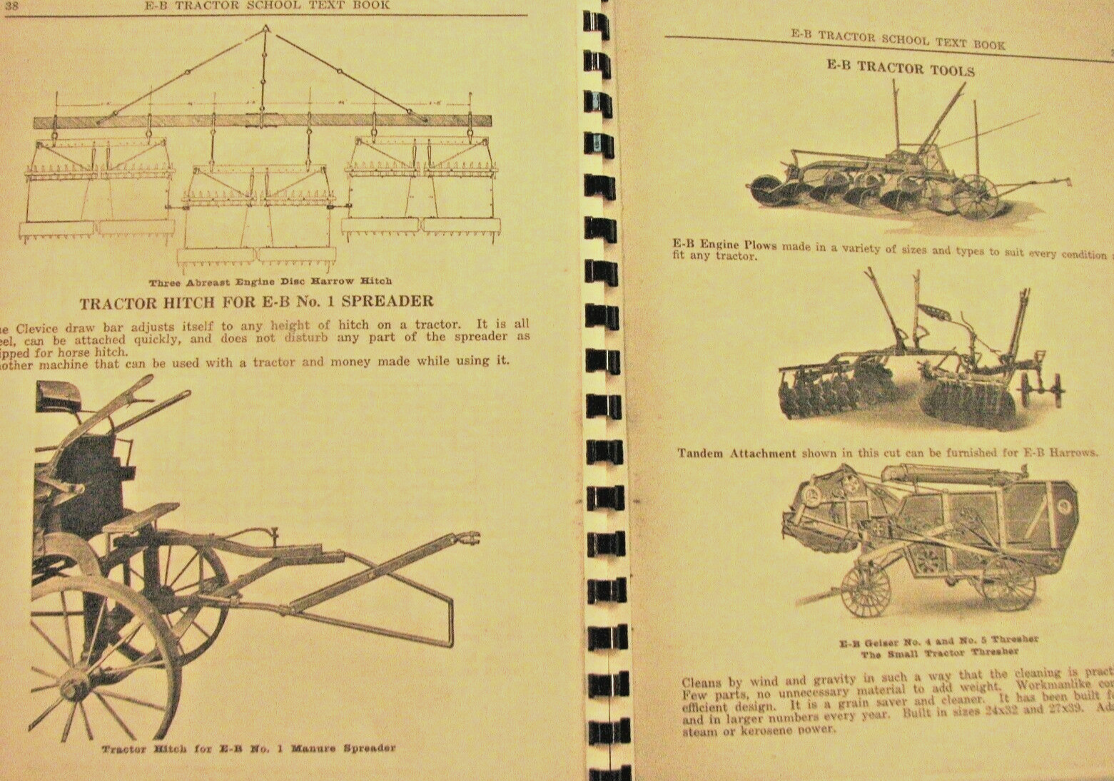 1917-1918 Emerson-Brantingham Imp.Co, The E-B Tractor School Text Book Illustrat