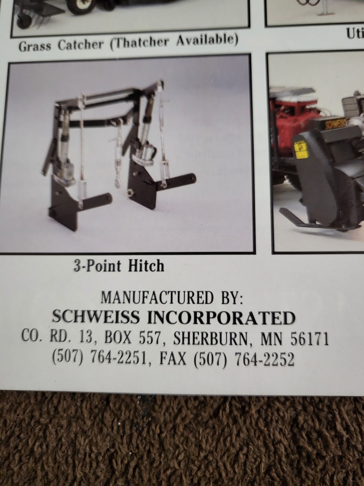 Vintage 1995 SCHWEISS SALES BROCHURE Magnum Zero Turn Lawn Mower 2350 thru 7225